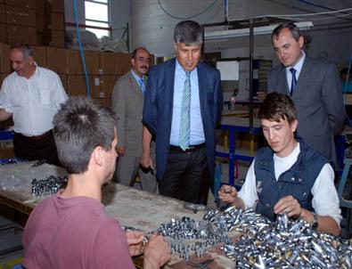 Vali Akpınar Bozüyük Osb'de İncelemelerde Bulundu