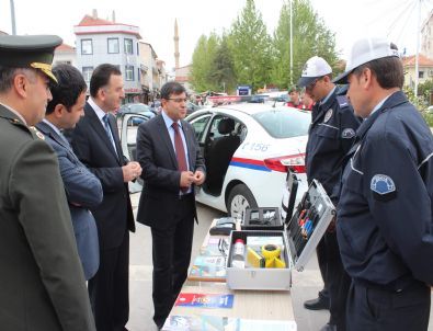 Beyşehir’de Trafik Güvenliği Sergisi Açıldı