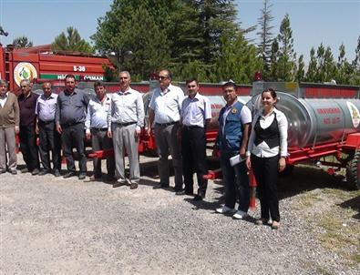 Niğde’de 5 Köye Yangına İlk Müdahele Tankeri Dağıtıldı
