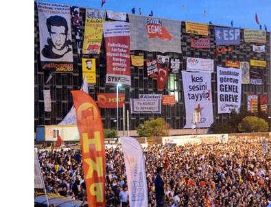 Taksim marjinal partilerin meskeni oldu
