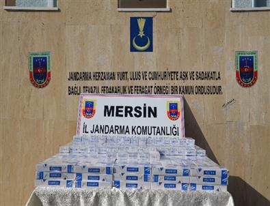 Mut’ta Kaçak Sigara Operasyonu