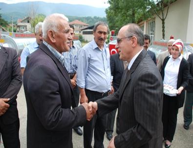 Bolu’da Orman Köylülerine Su Tankeri Dağıtıldı