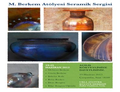 Mehmet Berkem Seramik Atölyesi, Urla'da Sergi Açacak