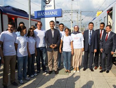 Efeler Gençlik Treni Basmane'den Kalktı