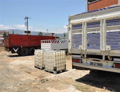 İslahiye’de 7 Bin 250 Litre Kaçak Mazot Ele Geçirildi