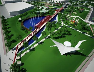 Manisa'da Kent Park Projesinde Çalışmalar Başladı