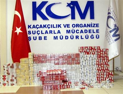 Yolcu Otobüsünde 5 Bin 480 Paket Kaçak Sigara Ele Geçti