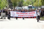 OLİMPİK GÜN KOŞUSU - Erzurum'da Olimpik Gün Yürüyüşü Düzenlendi