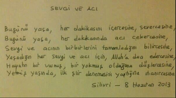 İlker Başbuğ cezaevinde şiir yazdı