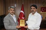 SERDAR ATALAY - Bingöl Buhara Eğitim Kültür ve Sanat Vakfı Başkanı Değişgeç, Bingöl Belediye Başkanı Atalay’ı Makamında Ziyaret Etti