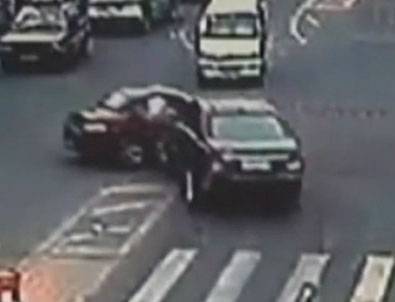 Trafikte baba-oğul hesaplaşması