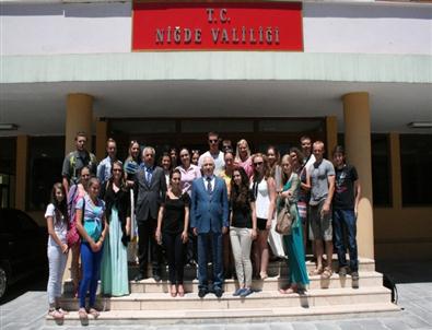 Avrupalı Çocuklardan Vali Barut’a Ziyaret