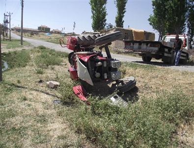 Kulu’da Traktör Devrildi: 1 Yaralı
