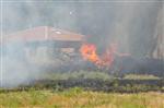 Yerköy’de Çıkan Ot Yangını Evin Bahçesine Sıçradı