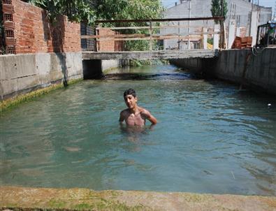 Çocukların Tehlikeli Serinleme Keyfi