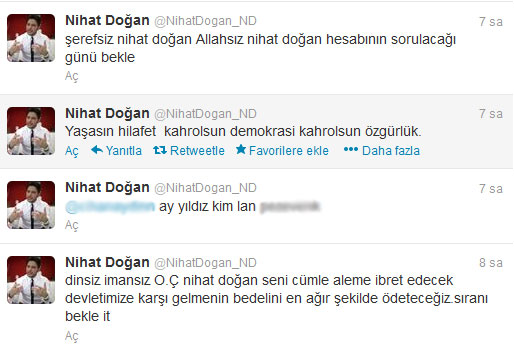 Nihat Doğan hacklendi