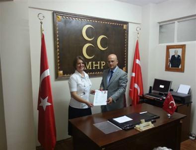 Mhp’li Oya Arapoğlu Aday Adaylık Başvurusunu Yaptı