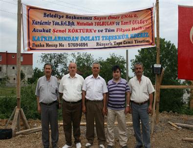 Filyos’ta Cami İnşaatı İçin Temel Atma Töreni Yapıldı