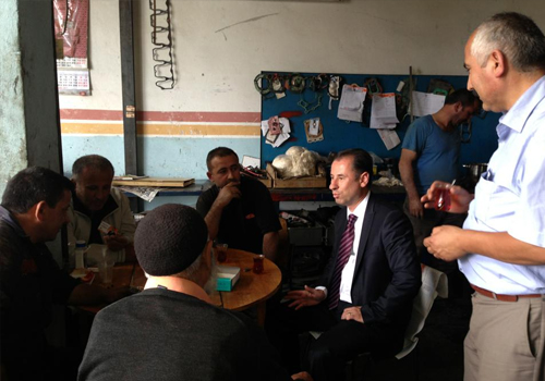 Ümit Kaya Esnaf Ziyaretlerine Son Sürat Devam Ediyor