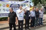 İŞ GÜVENCESİ - Trabzon’da Kesk Üyeleri Grevde