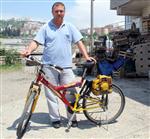 FUAT YıLMAZ - Bisikletini Motosiklete Dönüştürdü