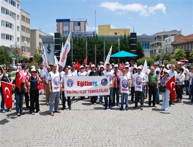 Salihli’de Protesto Gösterileri Devam Ediyor