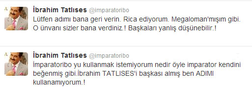 'Lütfen adımı geri verin'