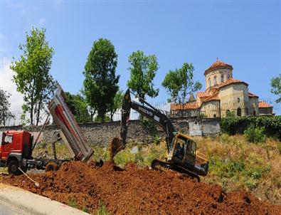 Ayasofya’da Rekreasyon Çalışmaları Devam Ediyor