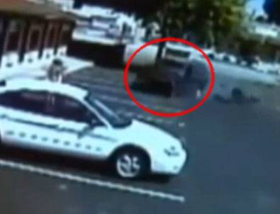 160 km hızla motele girdi