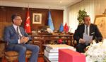 FUAT OKTAY - AB Bakanı Bağış, Afad Başkanı Oktay'ı Kabul Etti