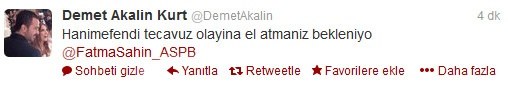 Demet Akalın 'Tecavüz'e İsyan Etti