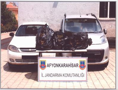 Afyonkarahisar’da Jandarmadan Esrar Operasyonu
