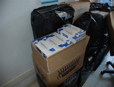 Kırıkhan'da Kaçak Sigara Operasyonu