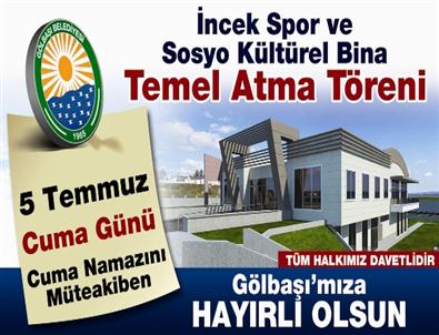 İncek’e Dev Spor ve Kültür Merkezi