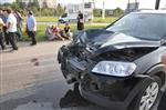 Cip, Motosiklete Çarptı: 2 Yaralı