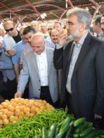 ORGANİK ÜRÜN - Bakan Taner Yıldız, Organik Pazarda Alışveriş Yaptı