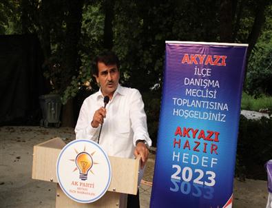 Akyazı Ak Parti Danışma Toplantısı Yapıldı