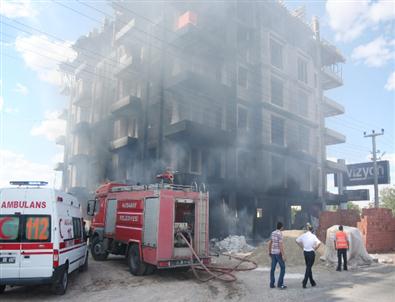 İnşaatta Çıkan Yangında Can Pazarı