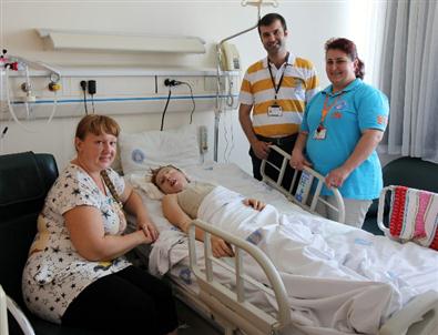 Rus Kız Aü’de Sağlığına Kavuştu