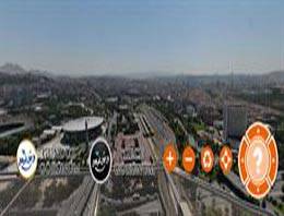 Başkente 3 boyutlu bakış