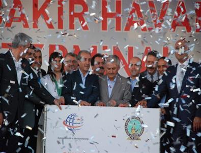 Diyarbakır Havalimanı Terminal Binası Temel Atma Töreni 3 Bakanın Katılımıyla Yapıldı