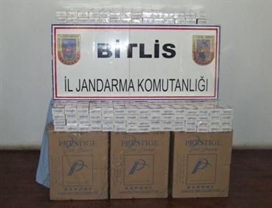 Bitlis’te Kaçak Sigara Operasyonu