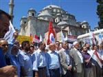 İHH - Fatih Camii'nde Mısır Protestosu