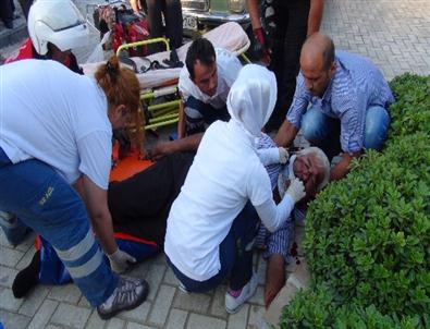 Otomobil İle Motosiklet Çarpıştı: 1 Yaralı