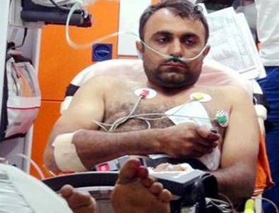 Göğsüne saplanan bıçak çıkarılamayınca...