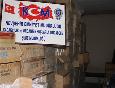 Nevşehir'de 35 Bin 980 Paket Kaçak Sigara Ele Geçirildi