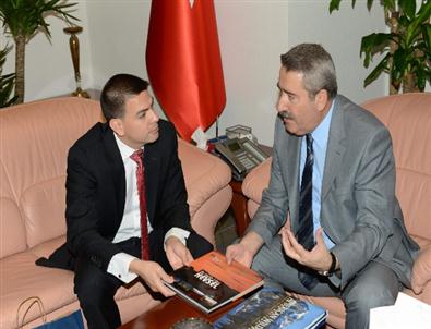 Abd Adana Konsolosu Espinoza'dan Vali Kıraç'a Ziyaret