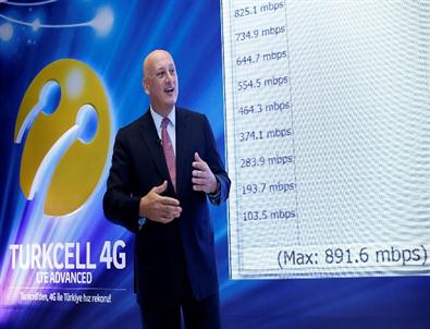 Turkcell, 4G İle Türkiye Hız Rekoru Kırdı