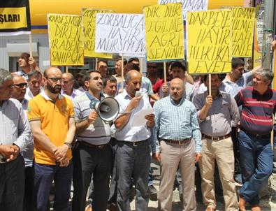Ağrı’da “mısır Darbesi” Protesto Edildi