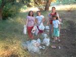 İLKOKUL ÖĞRENCİSİ - Çevre Gönüllüsü Vatandaşlar Piknik Yerini Temizledi